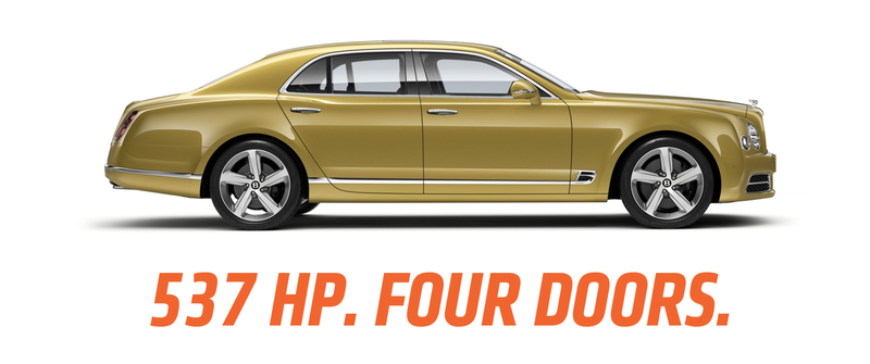 Illustration for article titled Does Bentley Make the Most Powerful Four-Door Car in the World? (No.)